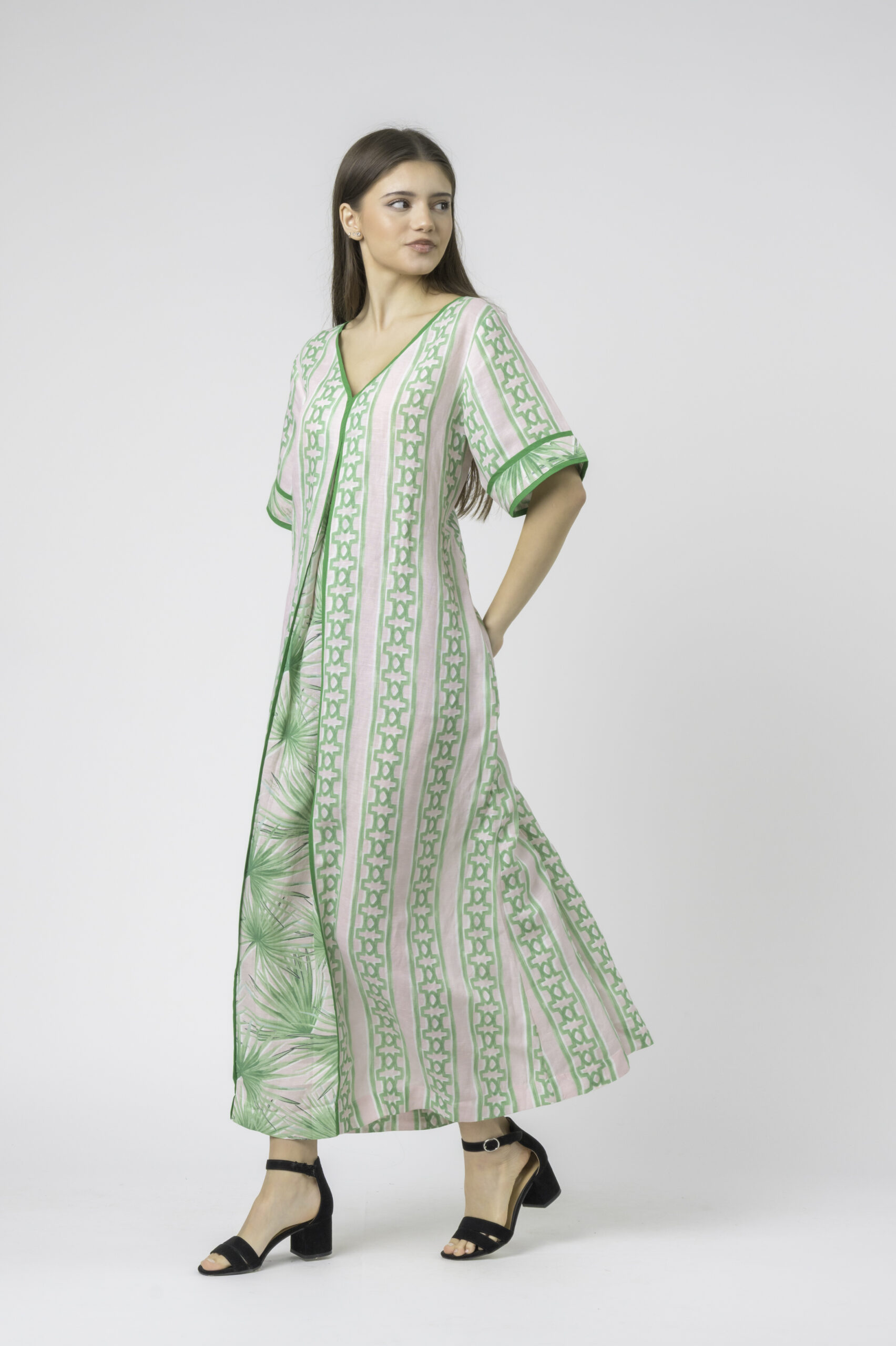 Raffia Mint Green Dress - Image 3