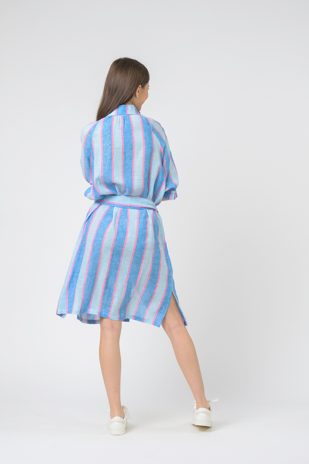 PENNY SHIRT DRESS ARCTIC BLUE - Image 2