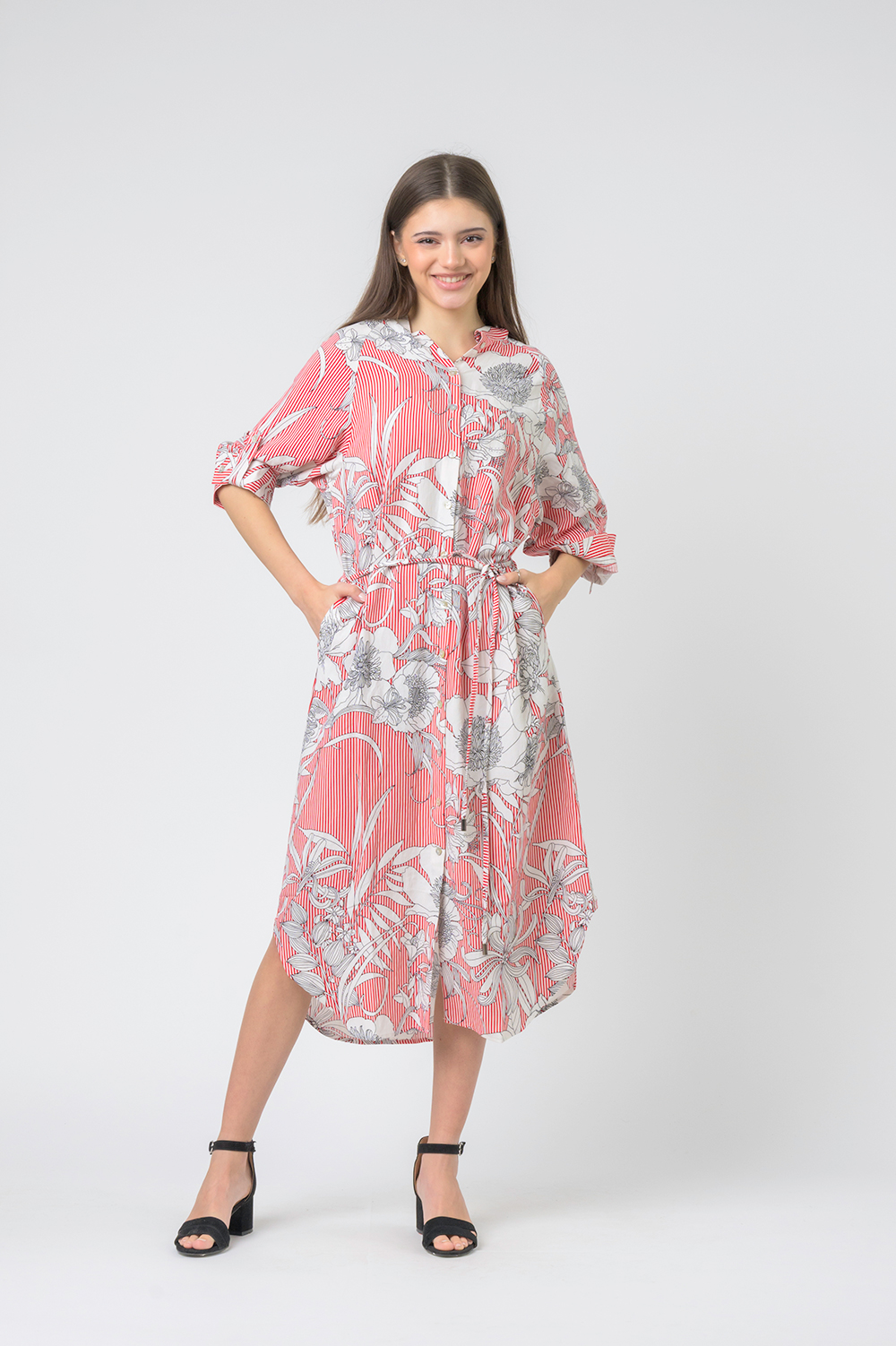 ROSE DRESS RED