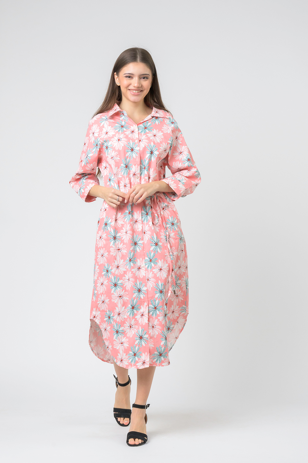ROSE DRESS SALMON VIOLET