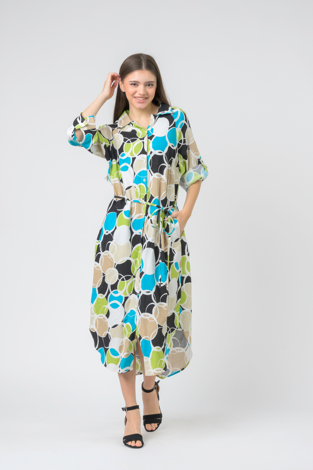 ROSE DRESS MULTICOLOR