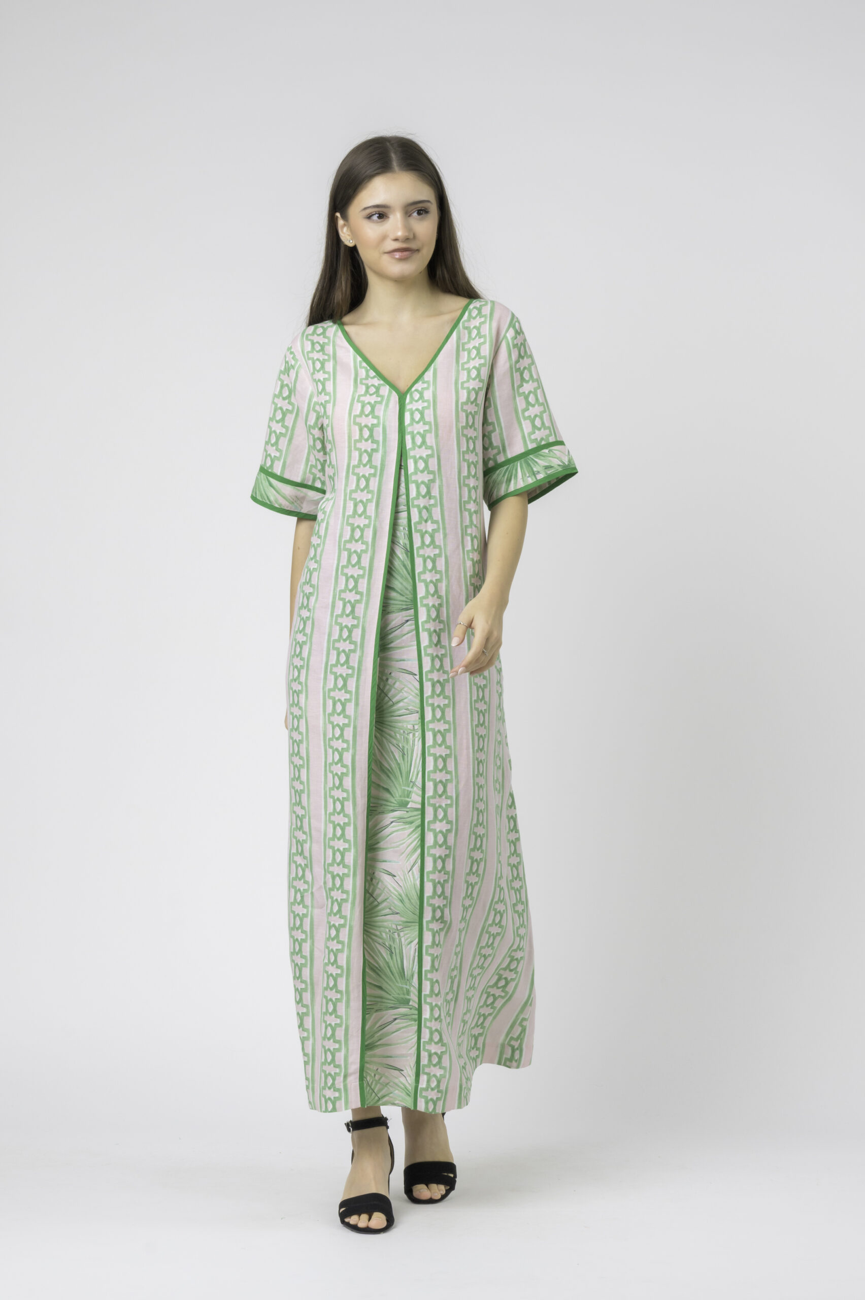 Raffia Mint Green Dress