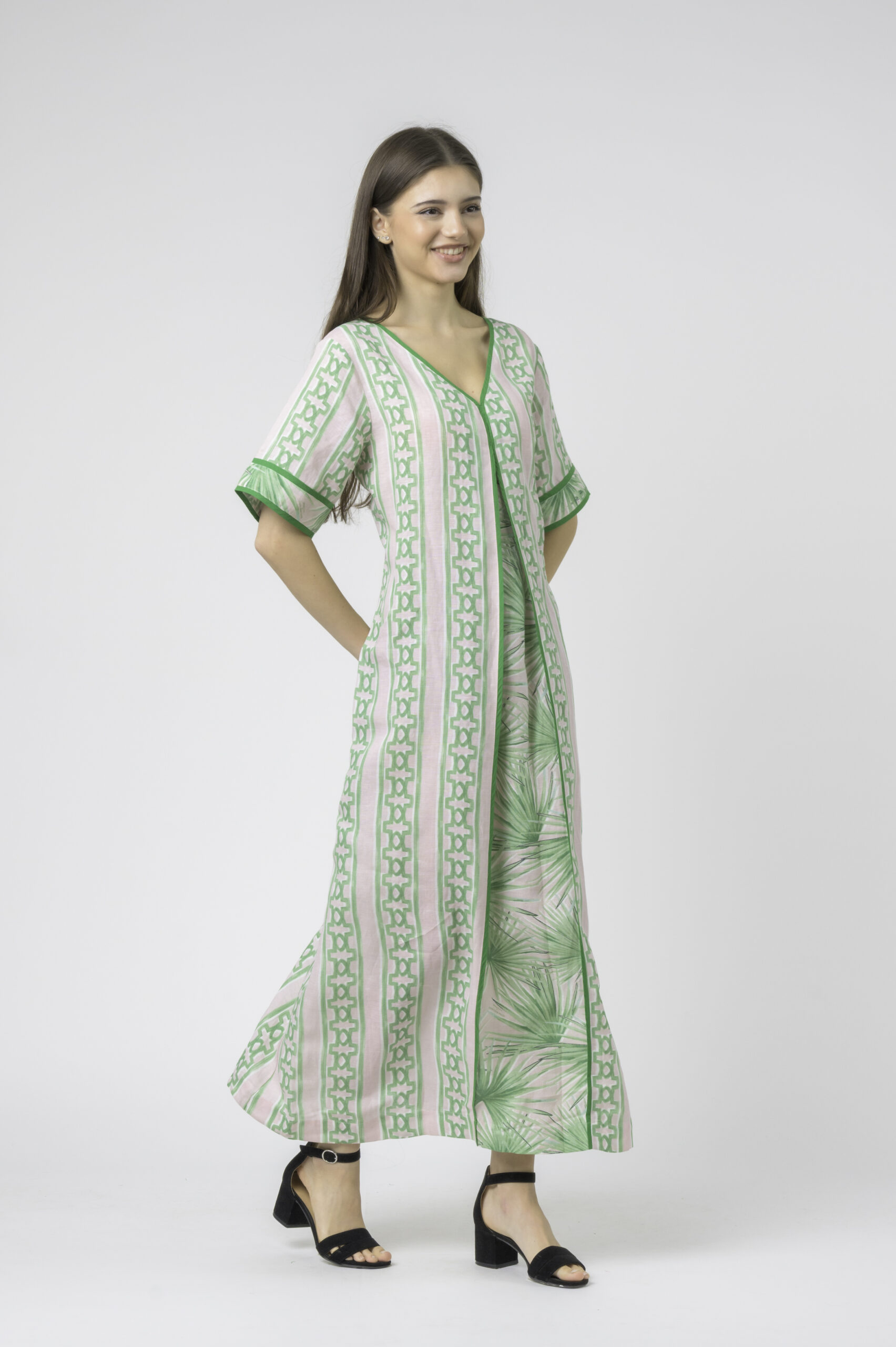 Raffia Mint Green Dress - Image 4