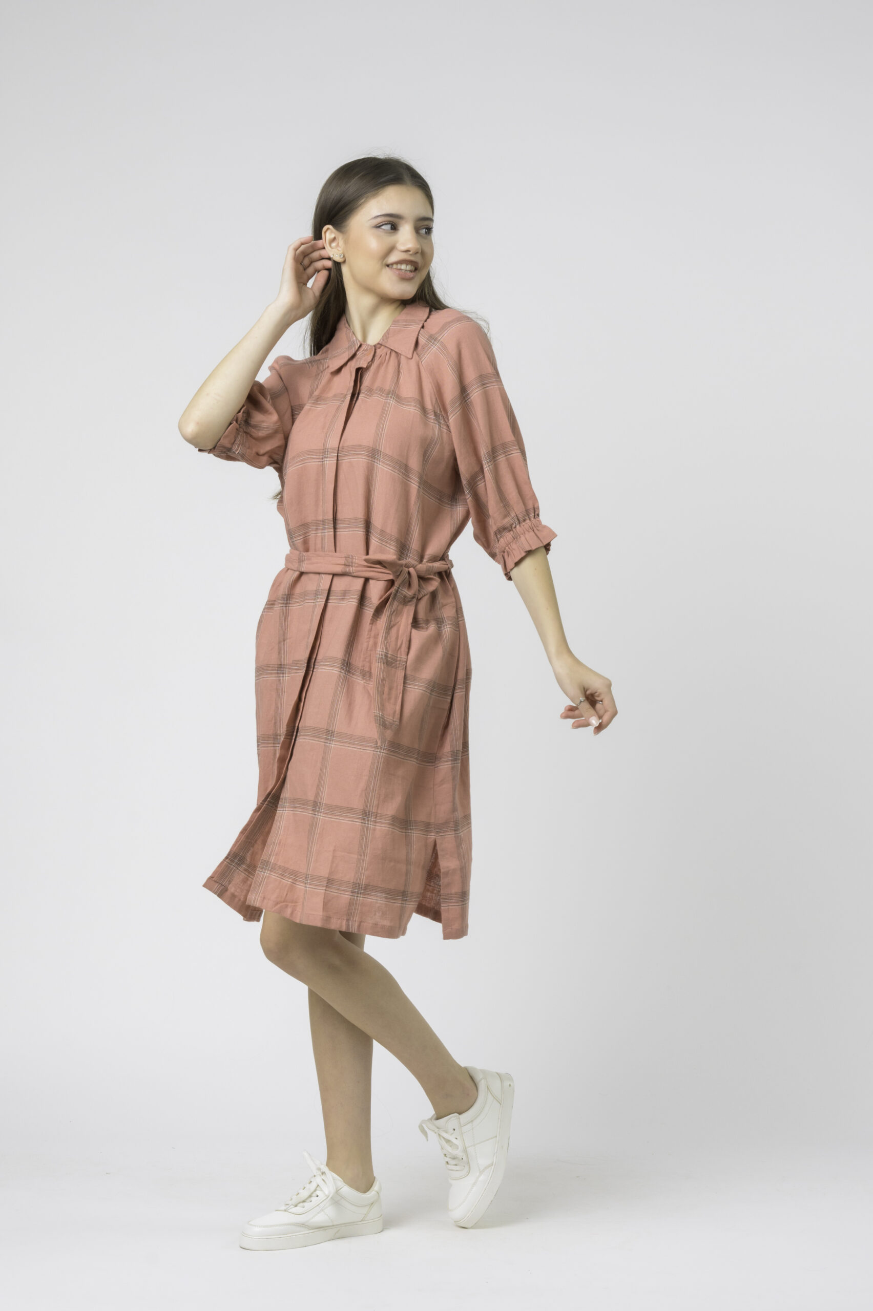 PENNY SHIRT DRESS BROWN - Image 2