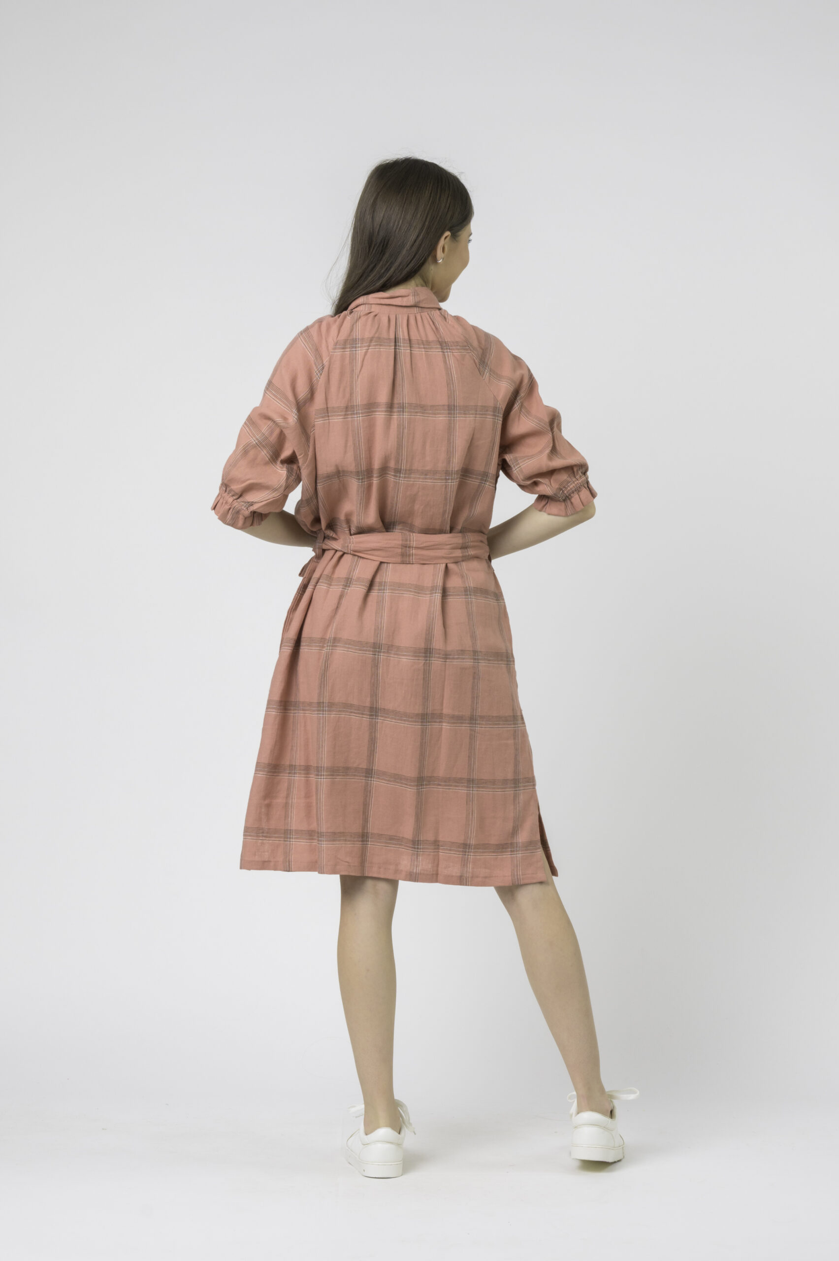 PENNY SHIRT DRESS BROWN - Image 3